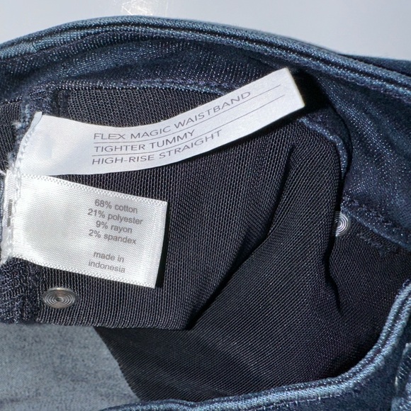 Lane Bryant Women’s 14 Straight Leg Jeans NWT Flex Magic Waistband High Rise - Picture 5 of 9